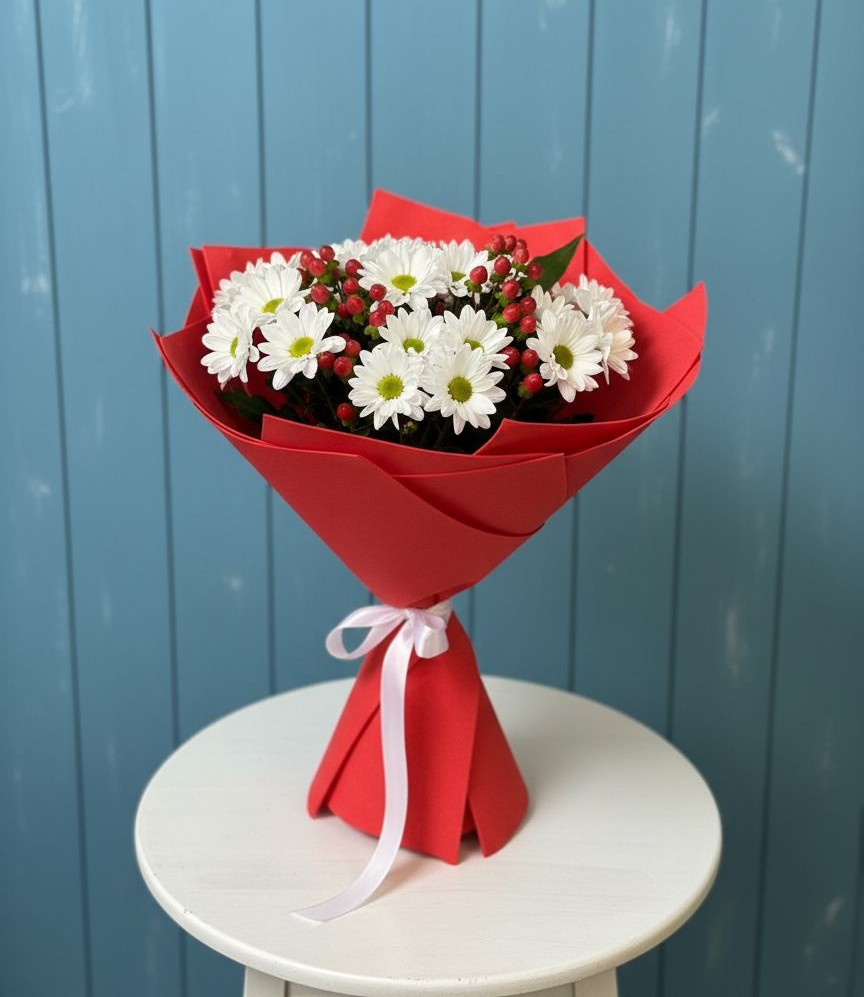 Букет цветов из: Хризантемы в Лучинское