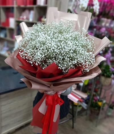 Букет цветов из: Гипсофила в Лучинское