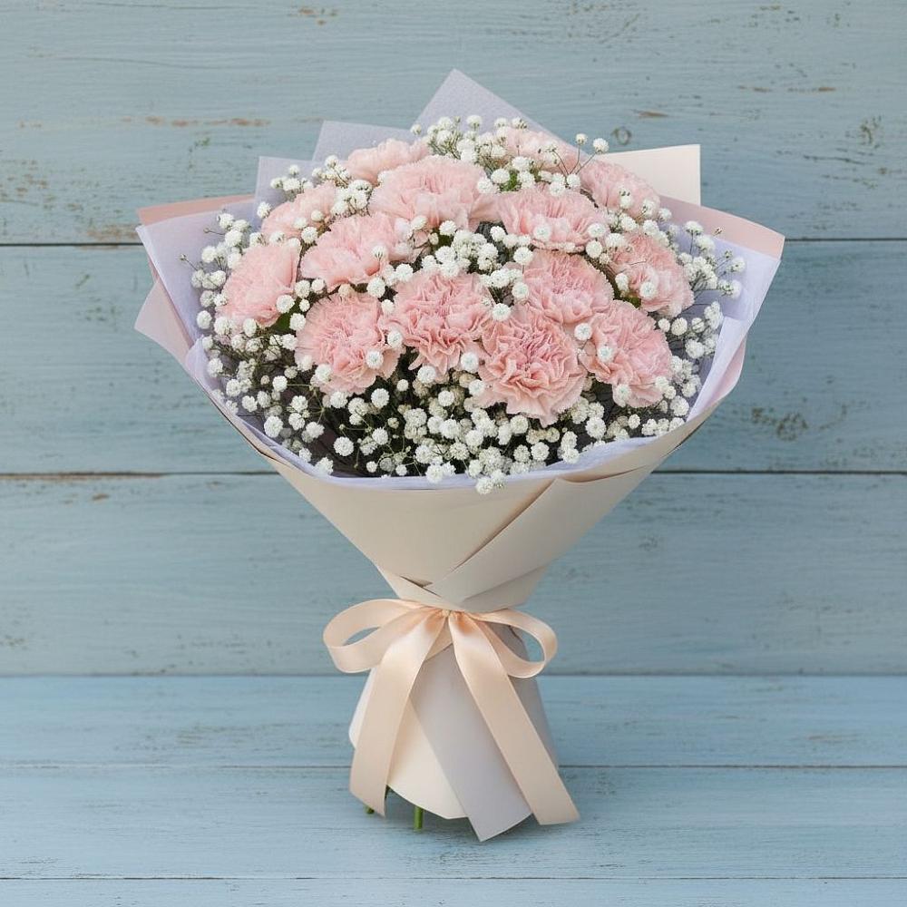 Букет цветов из: Гвоздики в Лучинское