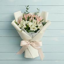 Букет цветов из:  Альстромерии в Лучинское