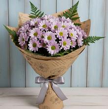 Букет цветов из:  Хризантемы #REPLACE_PRED# Лучинское