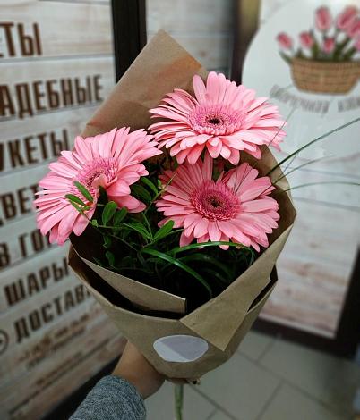 Букет цветов из: Герберы в Лучинское