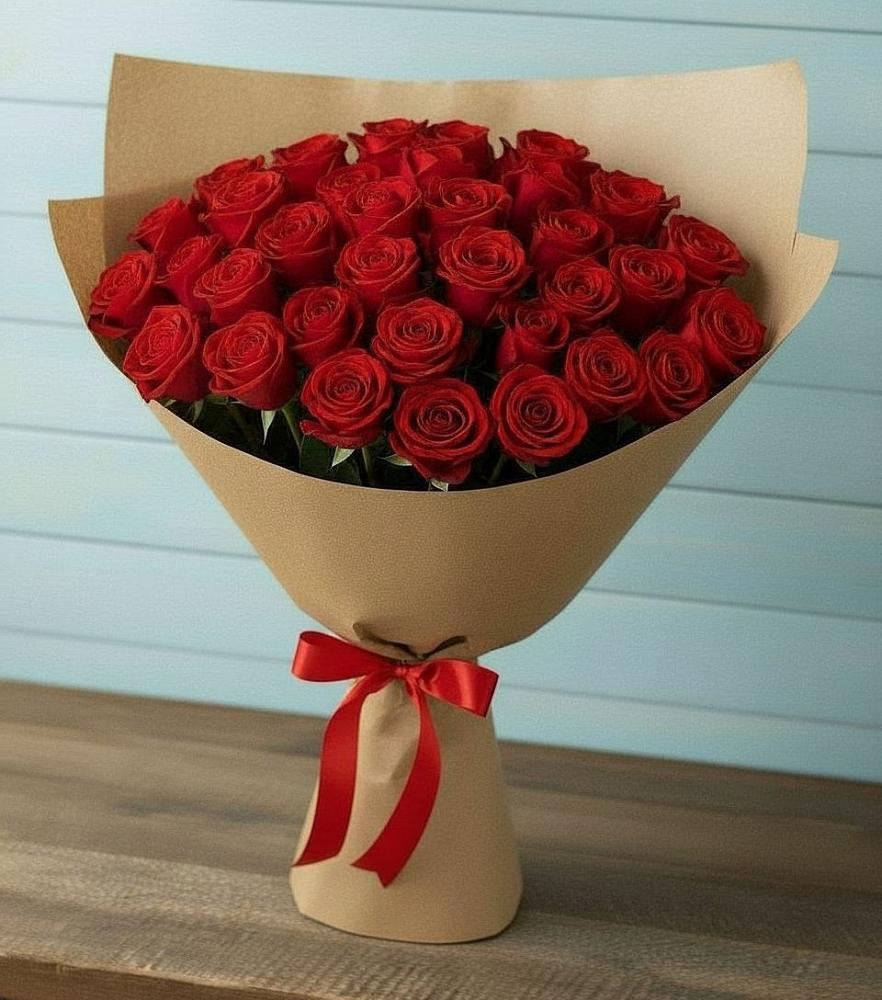 Букет Красные розы Милано в Лучинское