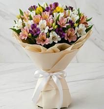 Букет цветов из:  Альстромерии #REPLACE_PRED# Лучинское