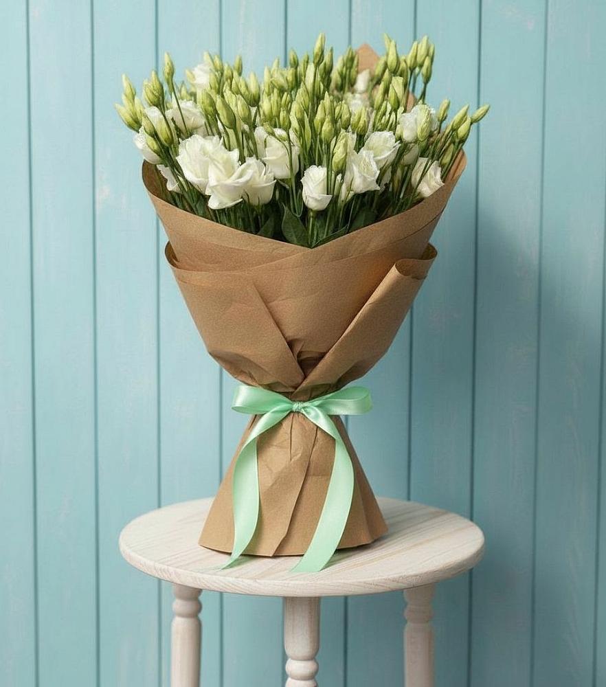 Букет цветов из: Лизиантусы в Лучинское