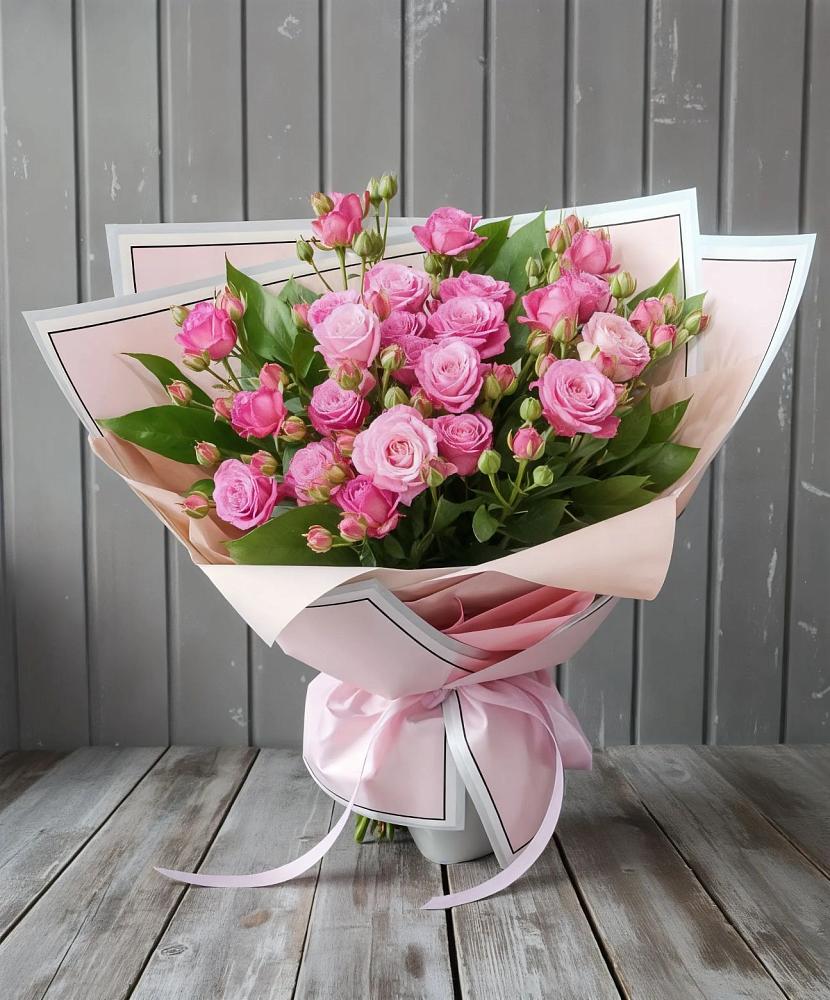 Букет Розовый кустик в Лучинское