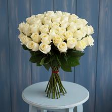 Букет 51 Белая роза Эдлесс Лав #REPLACE_PRED# Лучинское