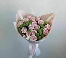 Букет цветов из:  Розы и Хризантемы #REPLACE_PRED# Лучинское