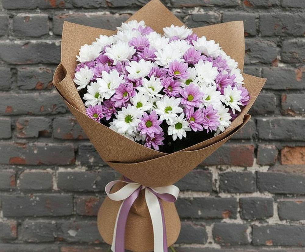 Букет цветов из: Хризантемы в Лучинское