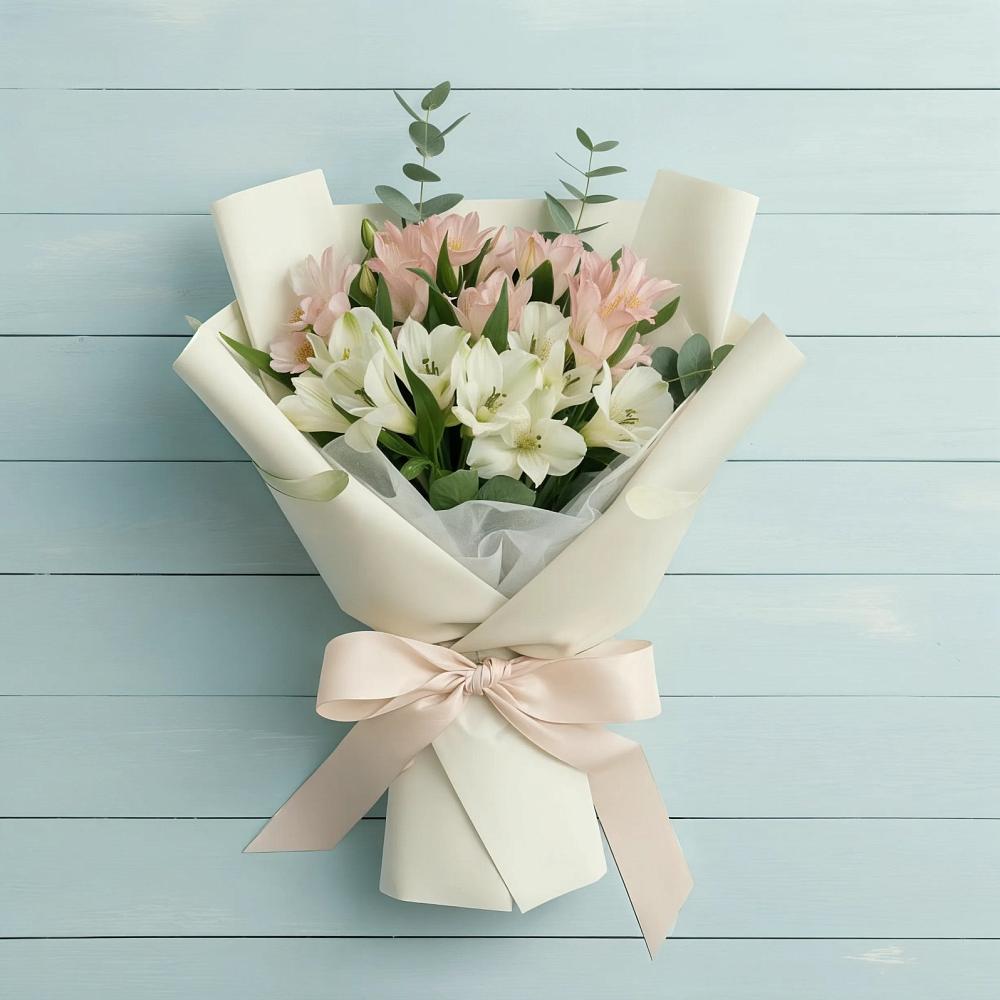 Букет цветов из: Альстромерии в Лучинское