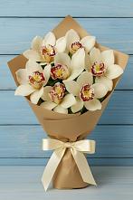 Букет цветов из:  Орхидеи и Розы в Лучинское